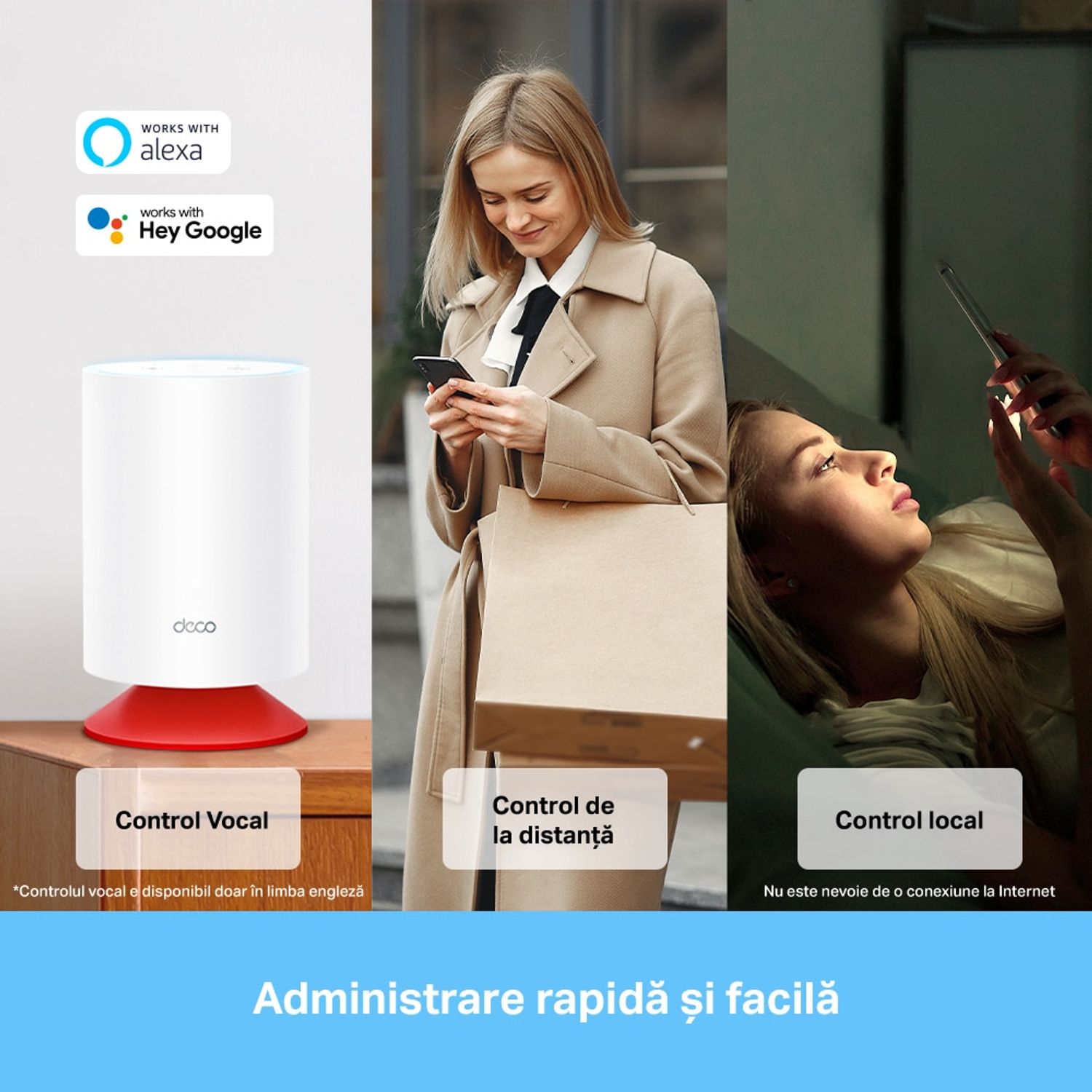 Priza smart TP-Link Mini Tapo P110, Wi-Fi, monitorizare consum energie,  control vocal, 16A, compatibil cu Android / iOS,  Alexa si Google  Assistant, 220-240V, Alb 