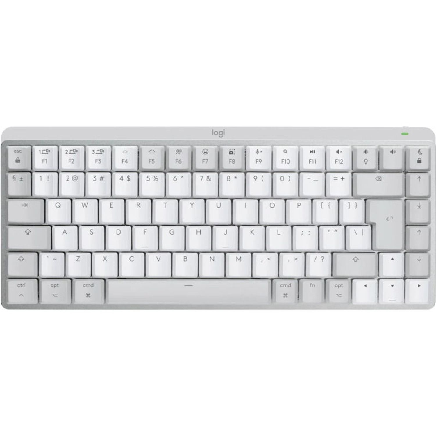 Tastatura Wireless Logitech MX Mechanical Mini for Mac, Bluetooth Illuminated Performance, US INT (Gri) fotografia produsului