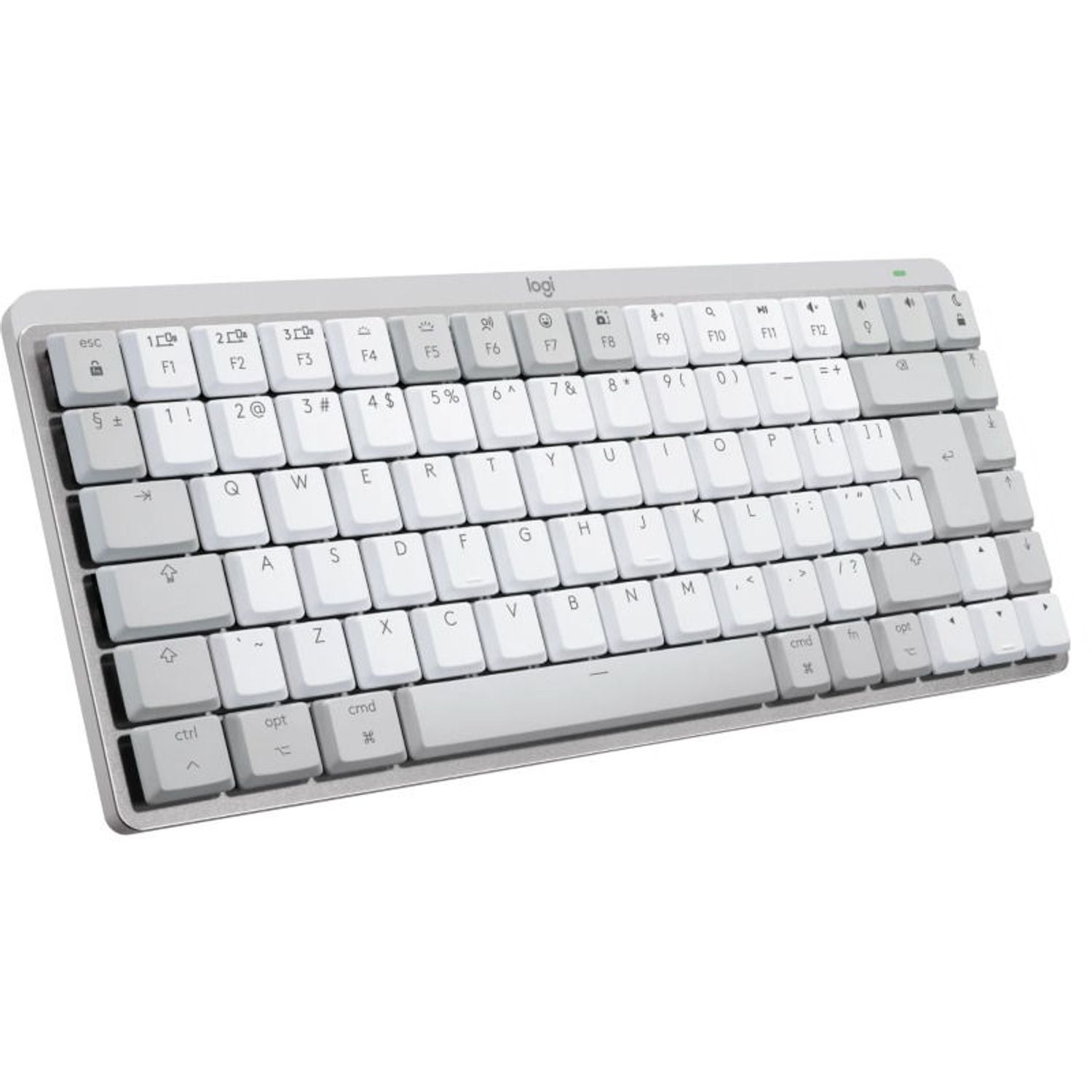 Tastatura Wireless Logitech MX Mechanical Mini for Mac, Bluetooth Illuminated Performance, US INT (Gri) fotografia produsului View 2 L