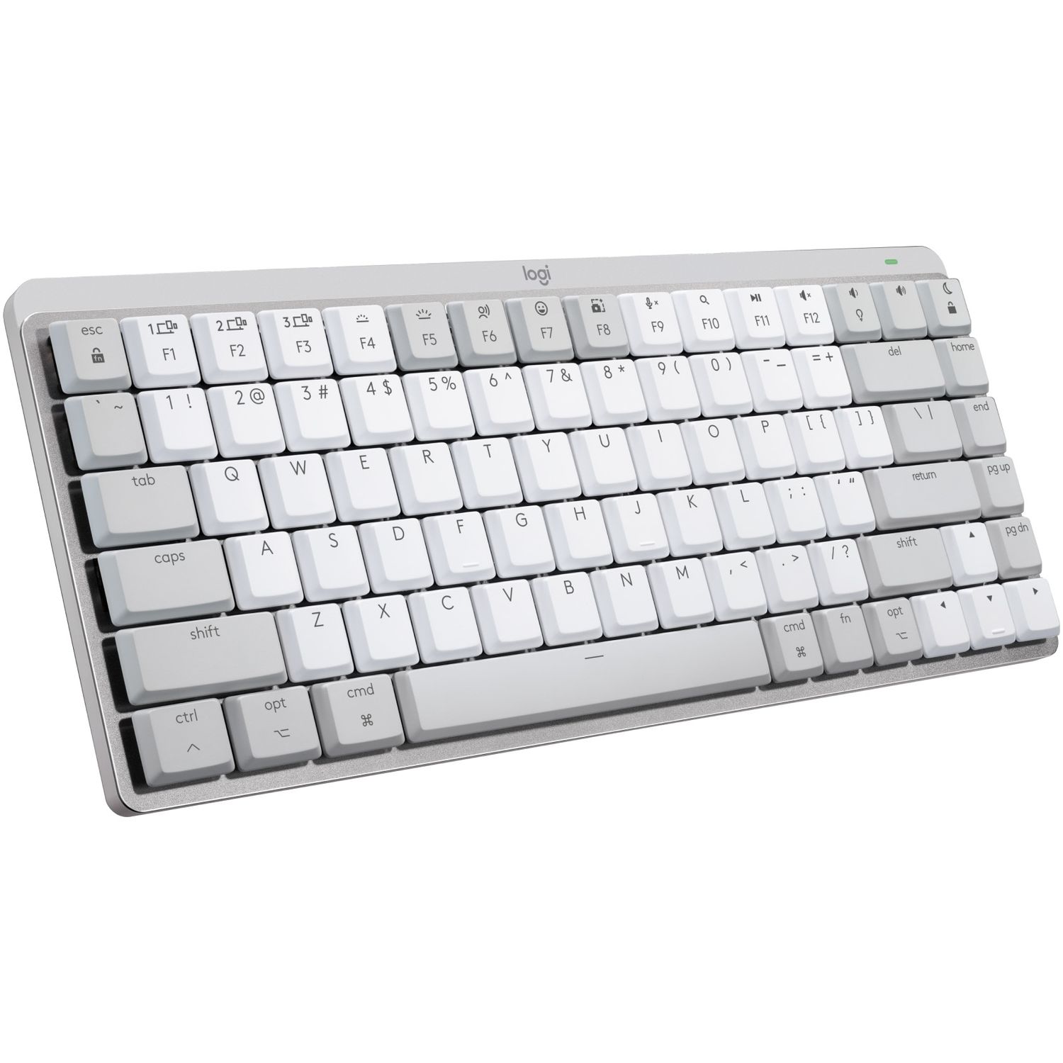 Tastatura Wireless Logitech MX Mechanical Mini for Mac, Bluetooth Illuminated Performance, US INT (Gri) fotografia produsului View 6 L