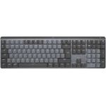 Tastatura Wireless Logitech MX Mechanical Illuminated Performance, layout US INT, USB/Bluetooth (Negru) fotografia produsului View 2 S