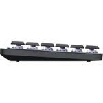 Tastatura Wireless Logitech MX Mechanical Illuminated Performance, layout US INT, USB/Bluetooth (Negru) fotografia produsului View 4 S