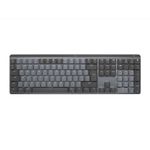 Tastatura Wireless Logitech MX Mechanical Illuminated Performance, layout US INT, USB/Bluetooth (Negru) fotografia produsului View 8 S