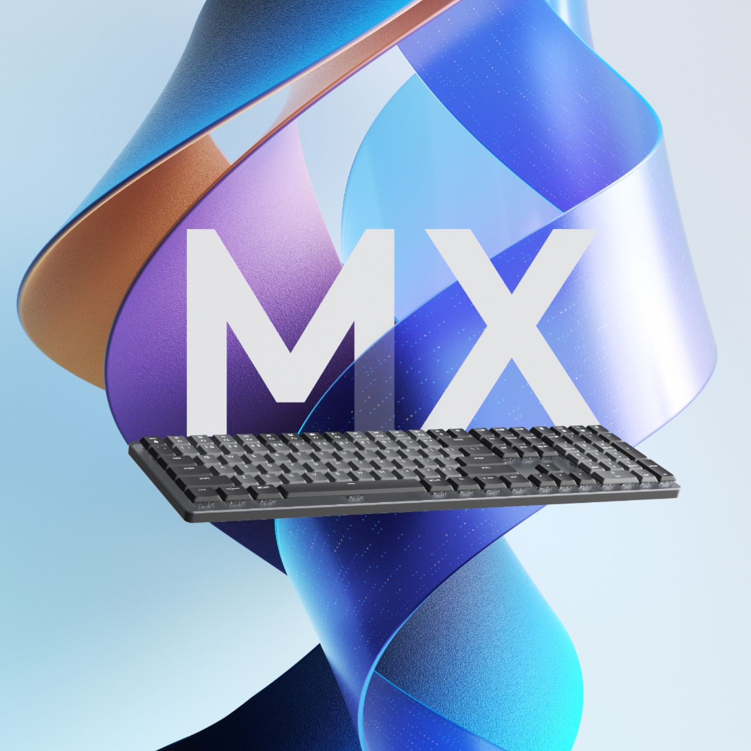 Tastatura Wireless Logitech MX Mechanical Illuminated Performance, layout US INT, USB/Bluetooth (Negru) fotografia produsului View 14 L