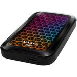 SSD Extern ADATA SE770G, 1TB, Negru, USB 3.2 SSD Extern ADATA SE770G 1TB USB 3.2 tip C (Negru) fotografia produsului View 3 S