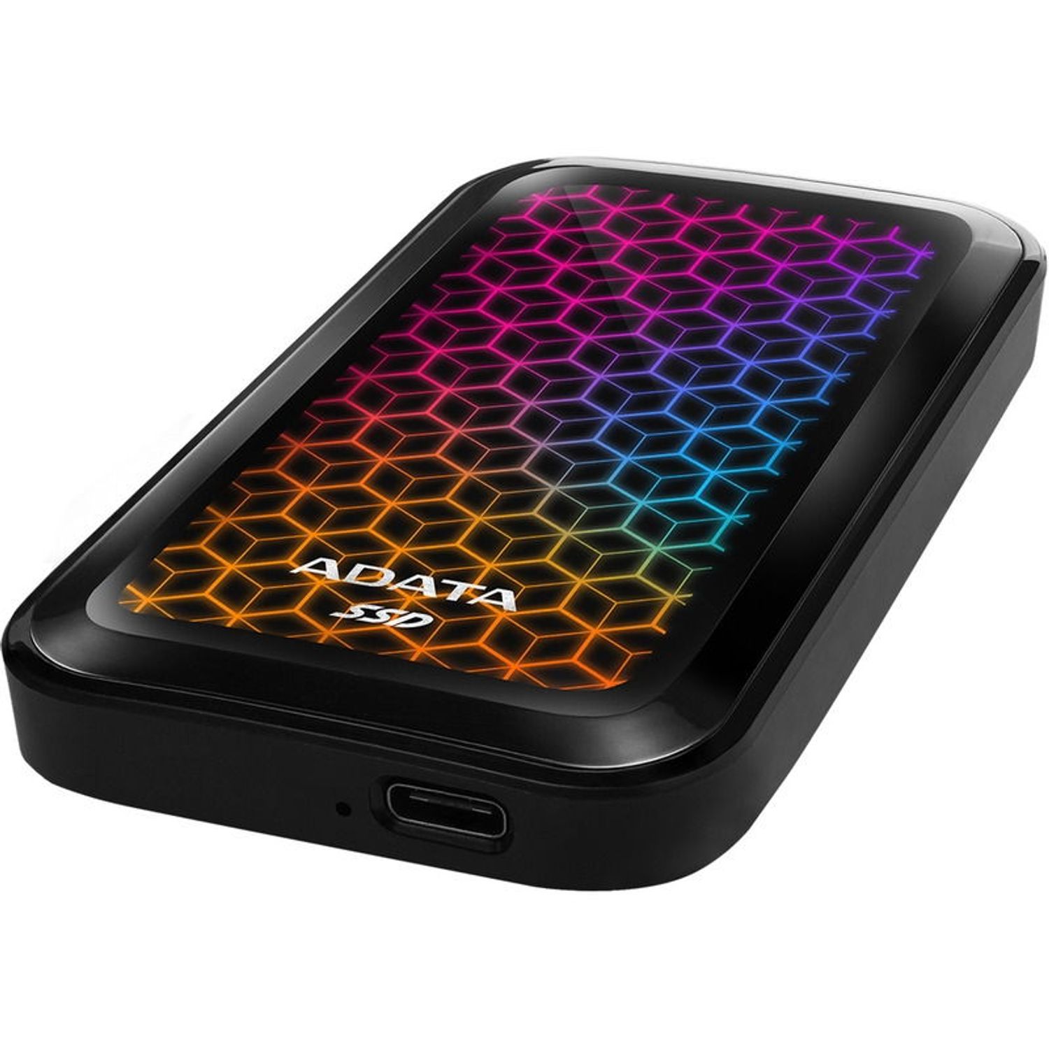 SSD Extern ADATA SE770G, 1TB, Negru, USB 3.2 SSD Extern ADATA SE770G 1TB USB 3.2 tip C (Negru) fotografia produsului View 3 L