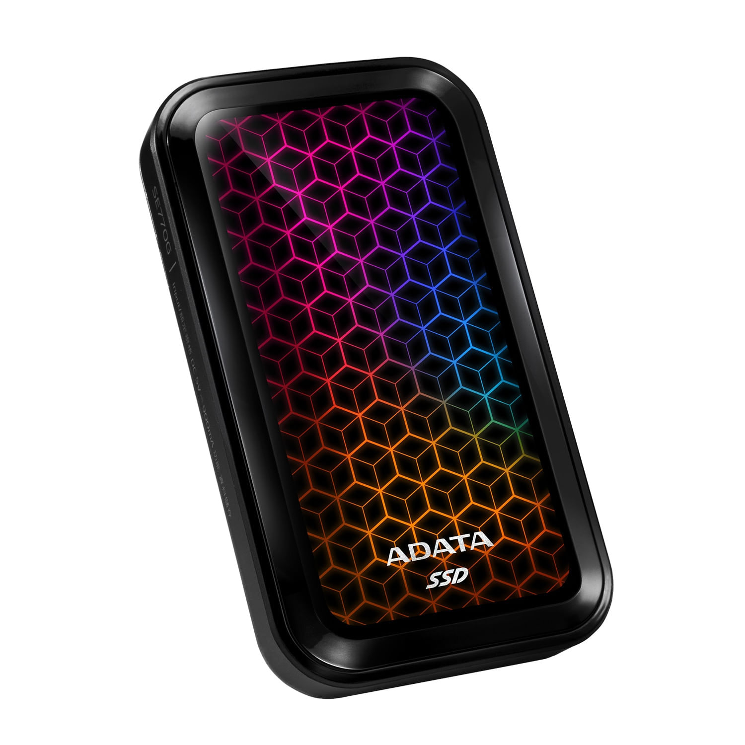 SSD Extern ADATA SE770G, 1TB, Negru, USB 3.2 SSD Extern ADATA SE770G 1TB USB 3.2 tip C (Negru) fotografia produsului View 8 L