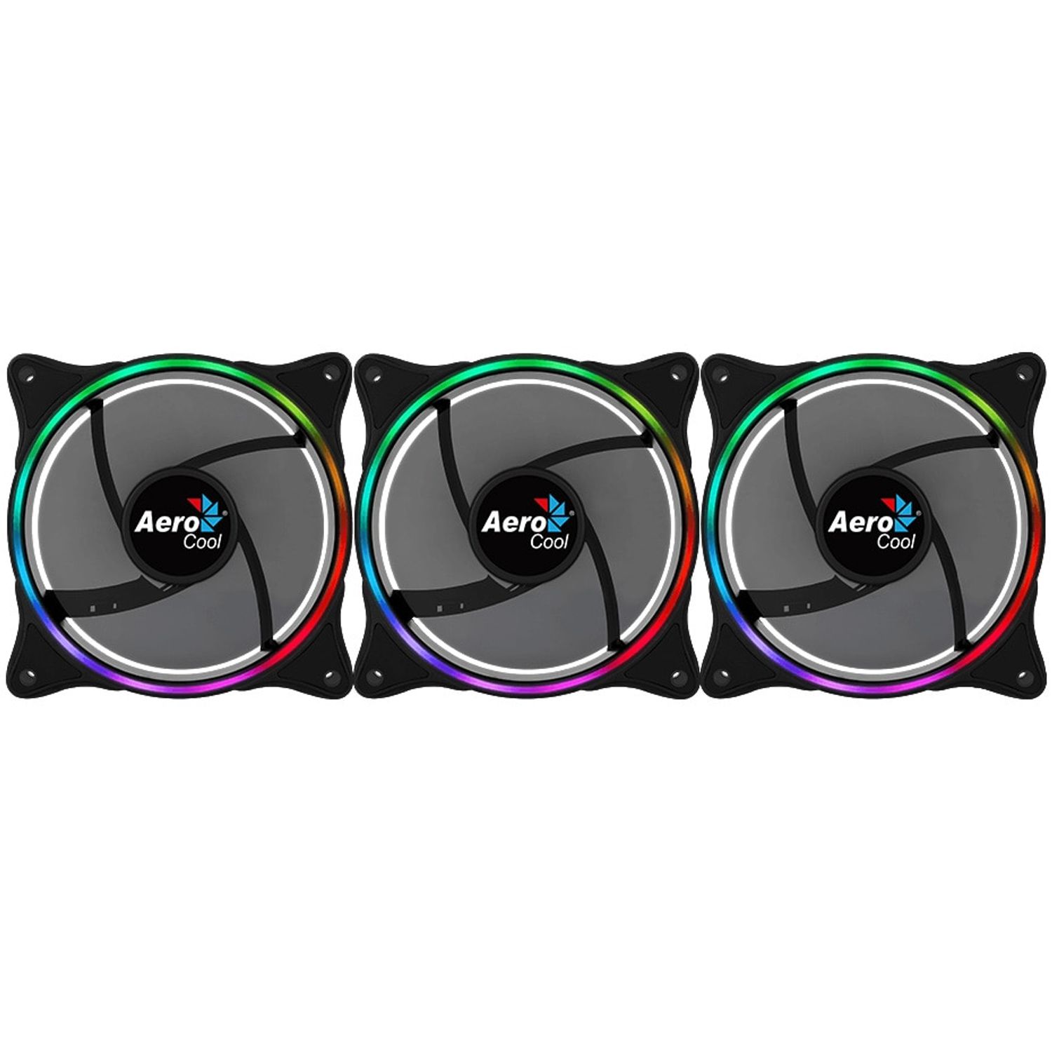 Ventilator Aerocool Eclipse Pro, 120mm, set 3, iluminare aRGB Set 3 ventilatoare Aerocool Eclipse Pro 120mm, iluminare aRGB fotografia produsului View 7 L