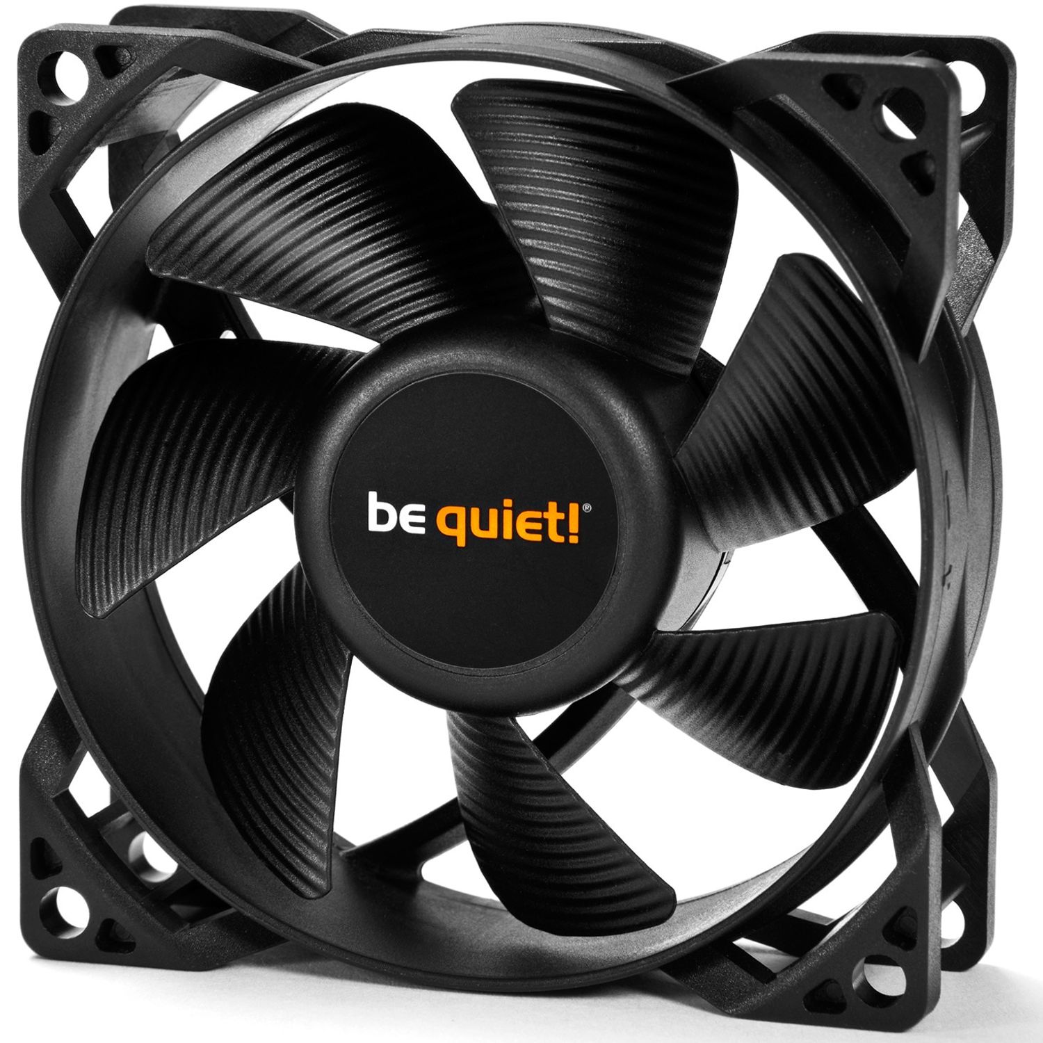 Ventilator be quiet! Pure Wings 2, 80mm (Negru) fotografia produsului View 3 L