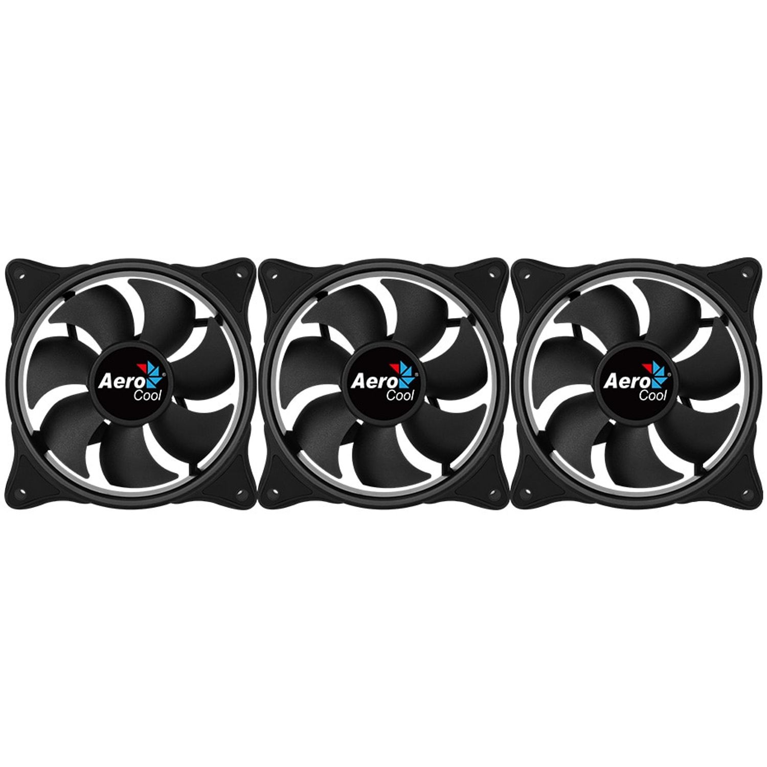 Ventilator Aerocool Eclipse Pro, 120mm, set 3, iluminare aRGB Set 3 ventilatoare Aerocool Eclipse Pro 120mm, iluminare aRGB fotografia produsului View 6 L