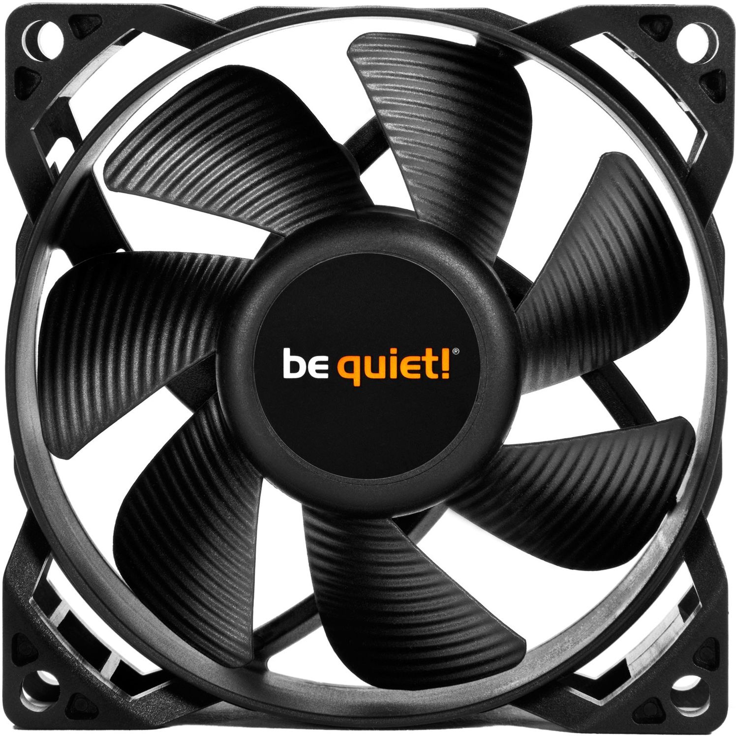 Ventilator be quiet! Pure Wings 2, 80mm (Negru) fotografia produsului View 2 L