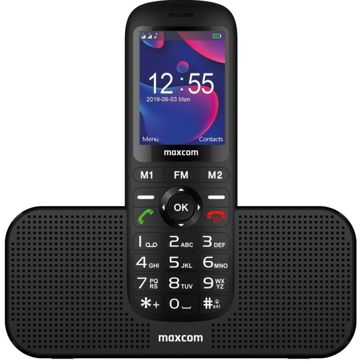 Telefon mobil MaxCom Comfort MM740, Dual Sim (Negru) fotografia produsului
