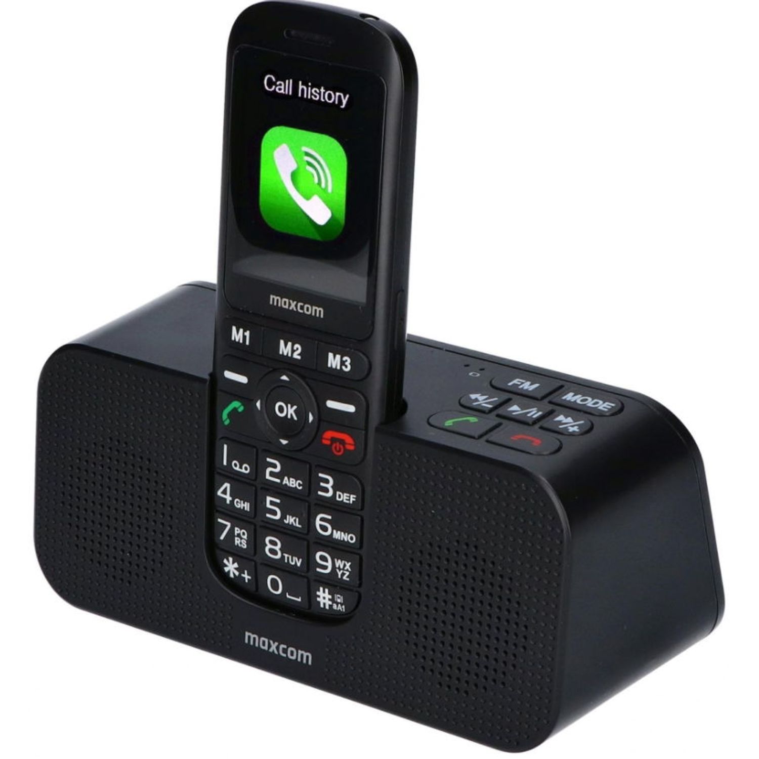 Telefon mobil MaxCom Comfort MM740, Dual Sim (Negru) fotografia produsului View 4 L
