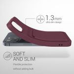 Husa pentru Apple iPhone 13, Silicon, Violet, 55955.190, Kwmobile fotografia produsului View 6 S