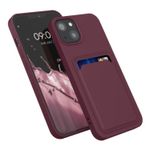 Husa pentru Apple iPhone 13, Silicon, Violet, 55955.190, Kwmobile fotografia produsului