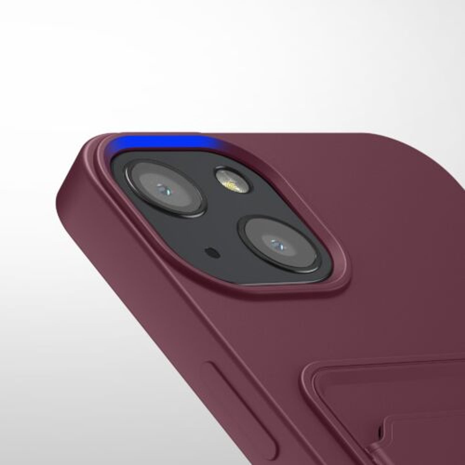 Husa pentru Apple iPhone 13, Silicon, Violet, 55955.190, Kwmobile fotografia produsului View 8 L