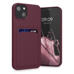 Husa pentru Apple iPhone 13, Silicon, Violet, 55955.190, Kwmobile fotografia produsului View 2 S