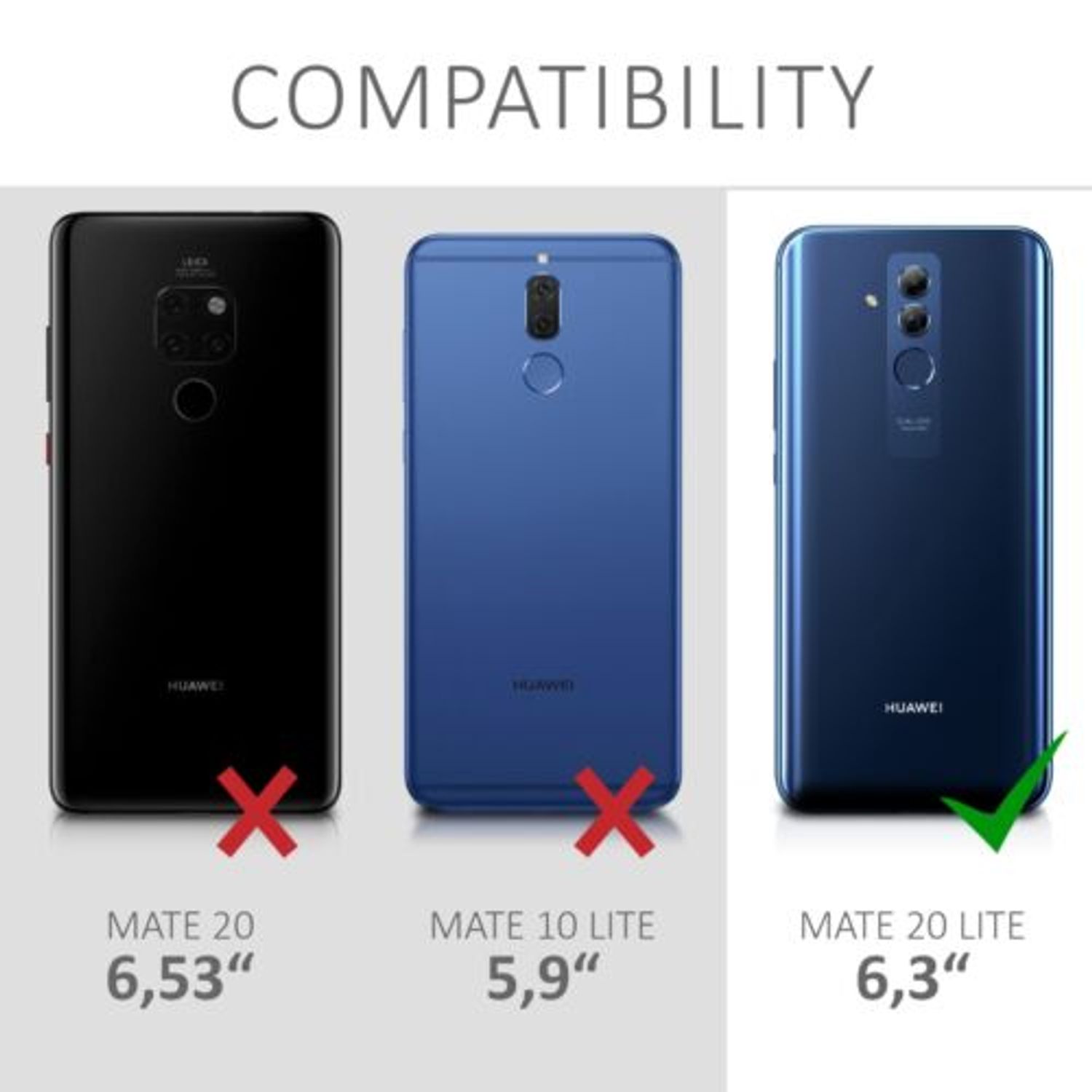 Husa pentru Huawei Mate 20 Lite, Silicon, Transparent, 48483.01 fotografia produsului View 6 L