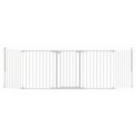 Tarc de siguranta modular cu 5 panouri, metal alb, Noma, N94047 fotografia produsului View 10 S
