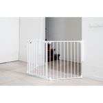 Tarc de siguranta modular cu 5 panouri, metal alb, Noma, N94047 fotografia produsului View 2 S