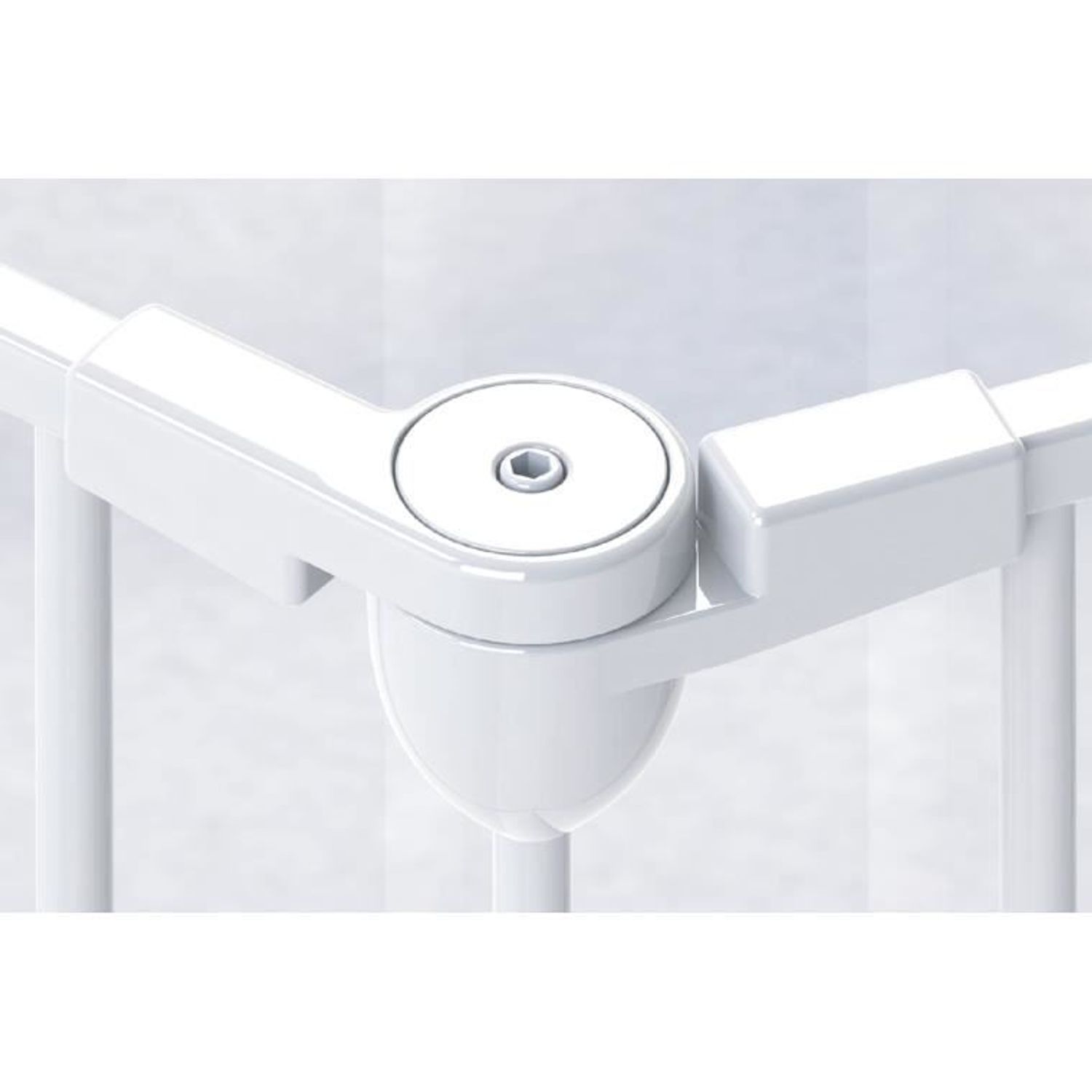 Tarc de siguranta modular cu 5 panouri, metal alb, Noma, N94047 fotografia produsului View 13 L