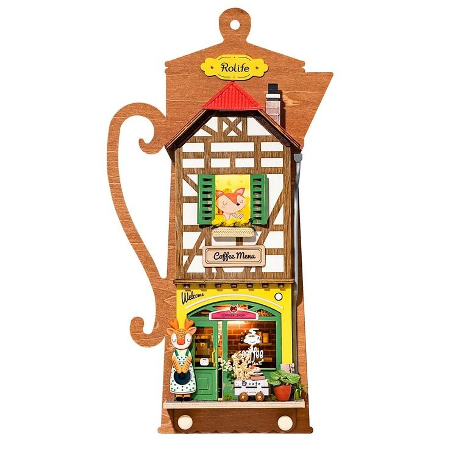 Puzzle tablou 3D , Cafenea DYI, Rolife, 41 piese fotografia produsului