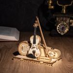 Puzzle 3D Vioara, ROKR, Lemn, 62 piese, fotografia produsului View 6 S
