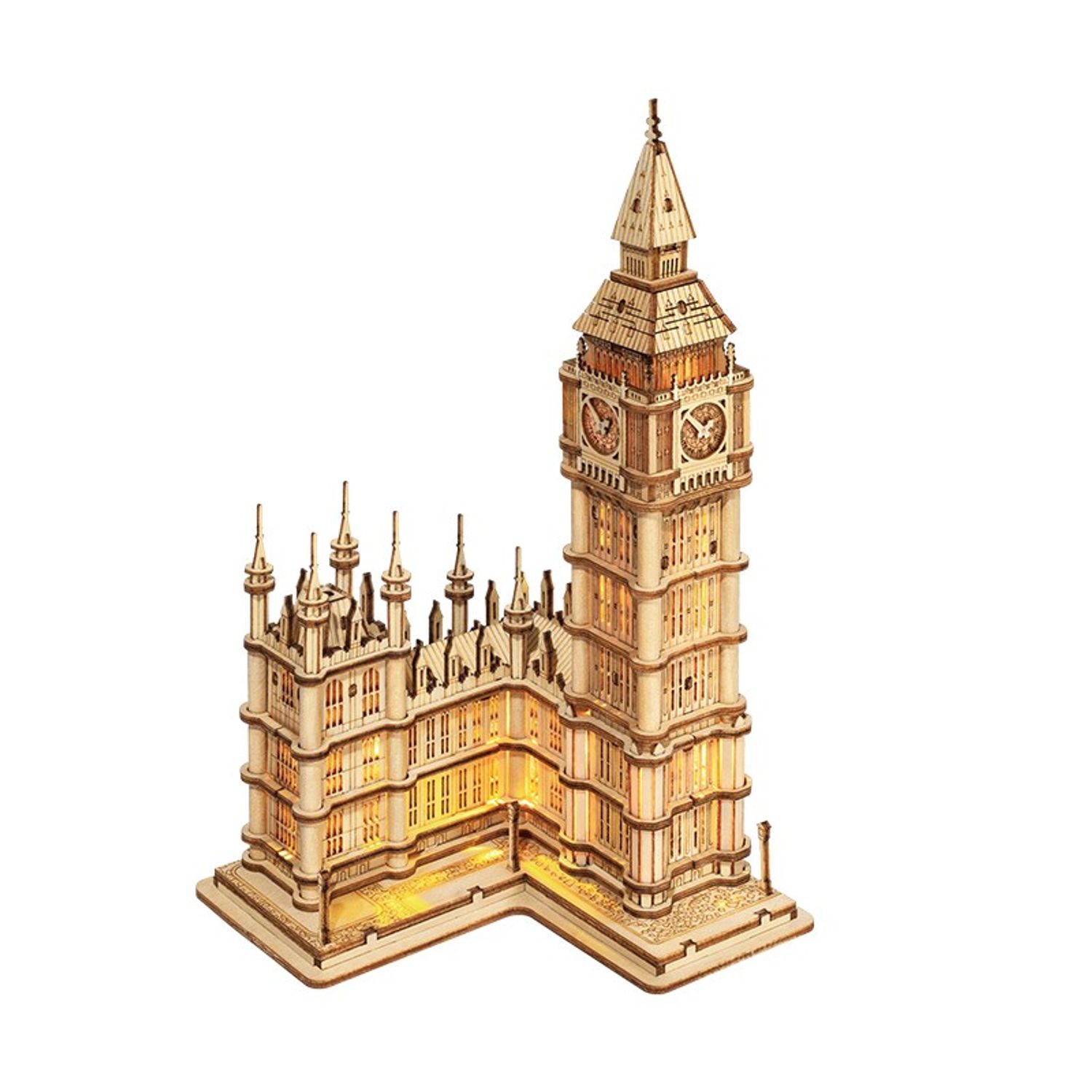 Puzzle 3D Big Ben, RoLife, Lemn, 220 piese fotografia produsului