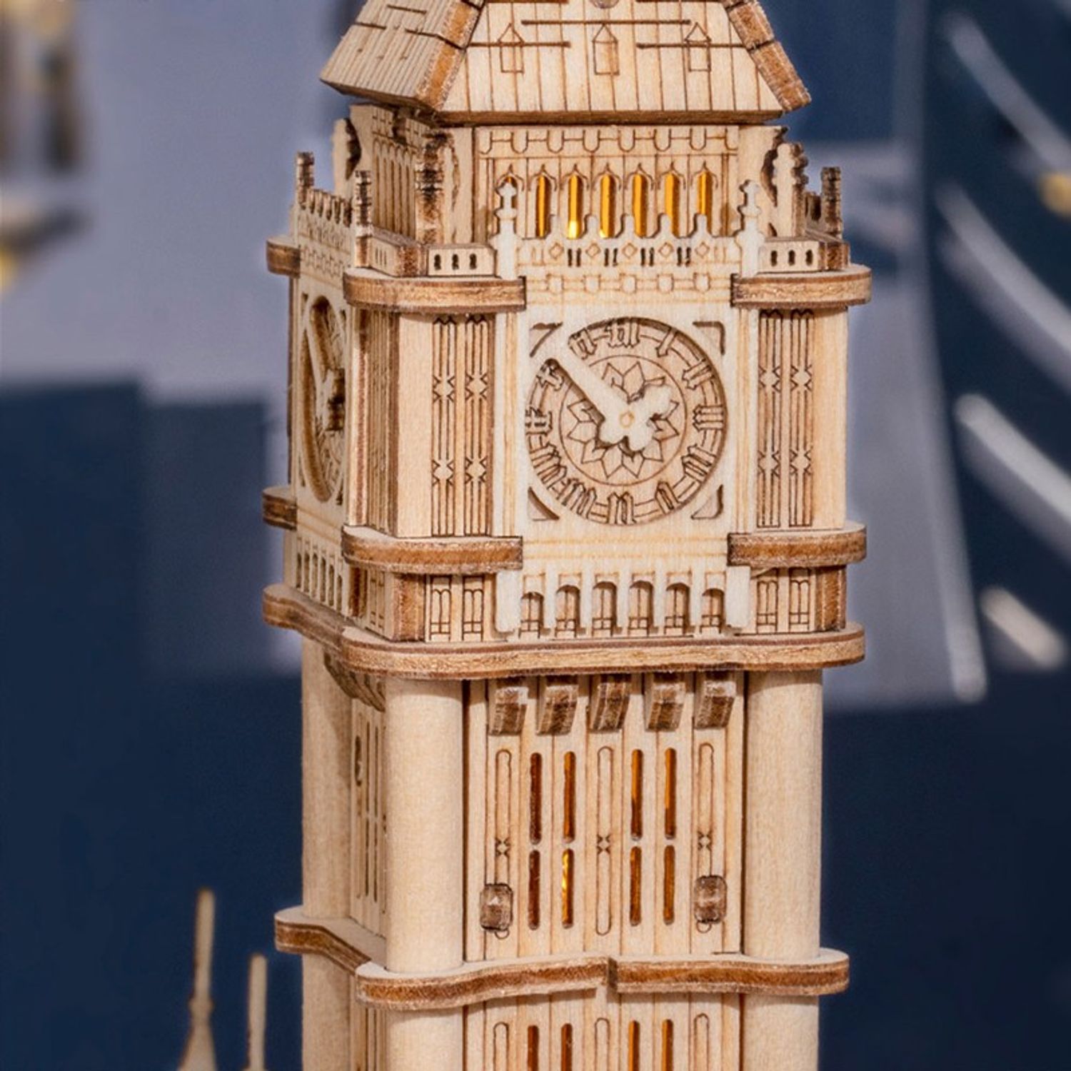 Puzzle 3D Big Ben, RoLife, Lemn, 220 piese fotografia produsului View 4 L
