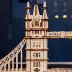 Puzzle 3D Tower Bridge, RoLife, Lemn, 113 piese fotografia produsului View 2 S
