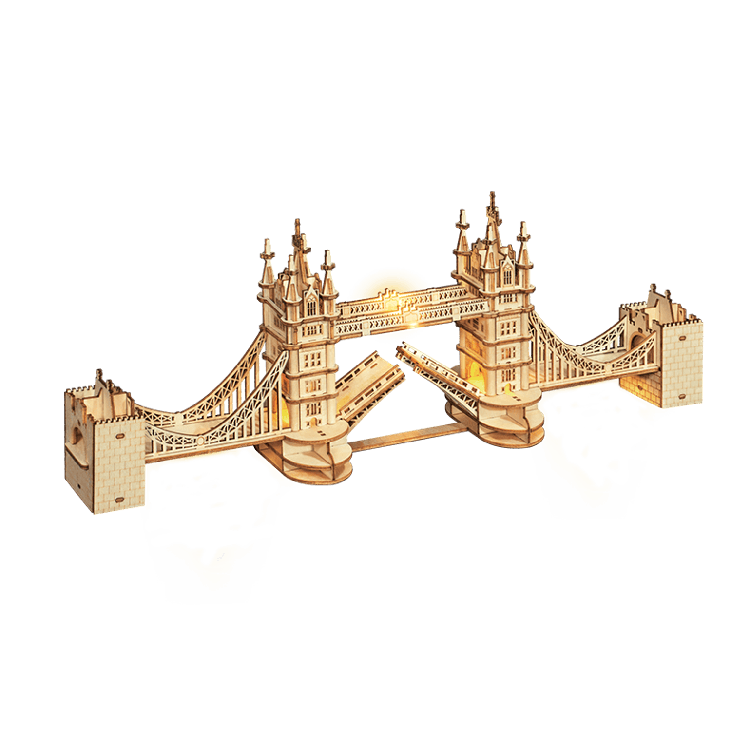 Puzzle 3D Tower Bridge, RoLife, Lemn, 113 piese fotografia produsului