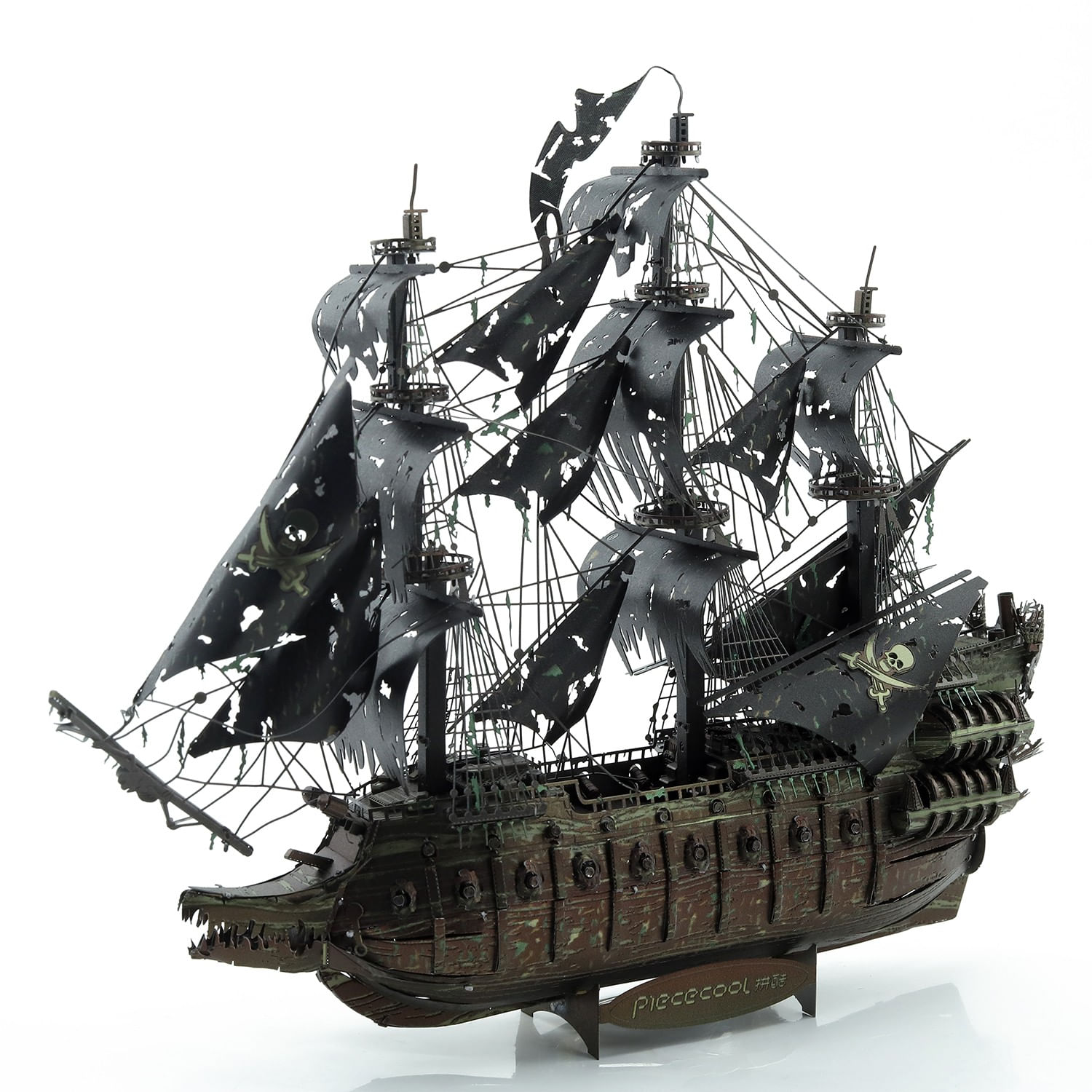 Puzzle 3D, Metal, Piececool, Nava Flying Dutchman, 369 piese fotografia produsului View 3 L