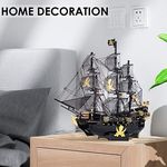 Puzzle 3D, Metal, Piececool, Nava Black Pearl, 307 piese fotografia produsului View 6 S