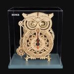 Puzzle 3D Ceas Bufnita, ROKR, Lemn, 161 piese fotografia produsului View 2 S