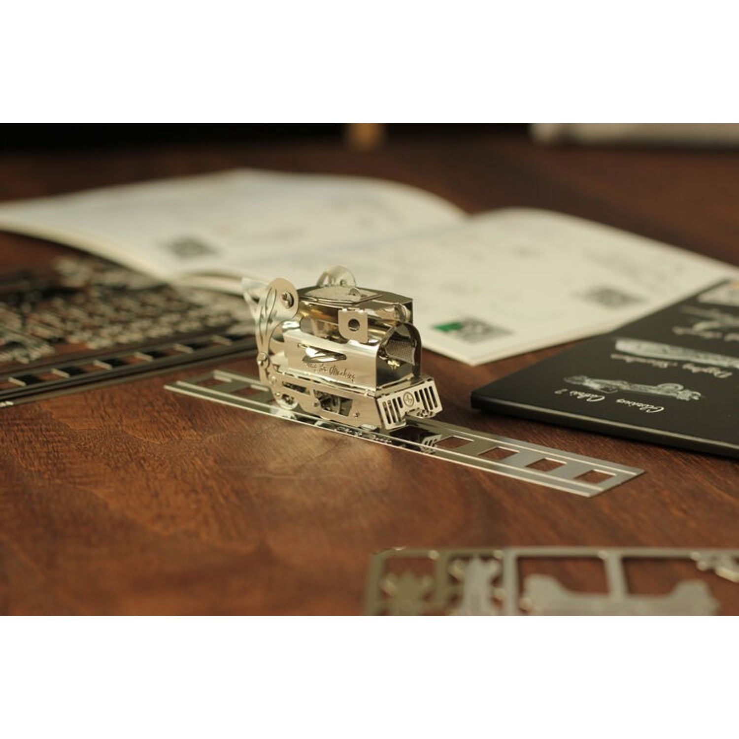 Puzzle Mecanic 3D din metal, Time for Machine, chicken train fotografia produsului View 6 L