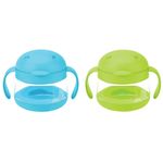 Set cani pentru gustare Ubbi bleu si verde fotografia produsului