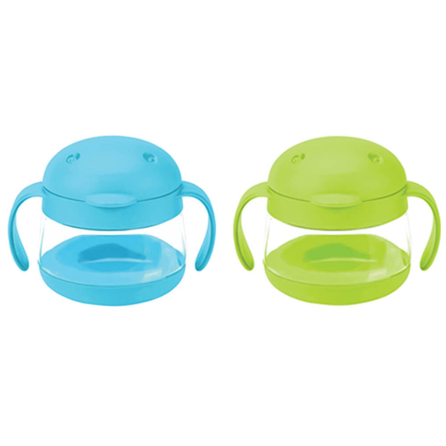 Set cani pentru gustare Ubbi bleu si verde fotografia produsului