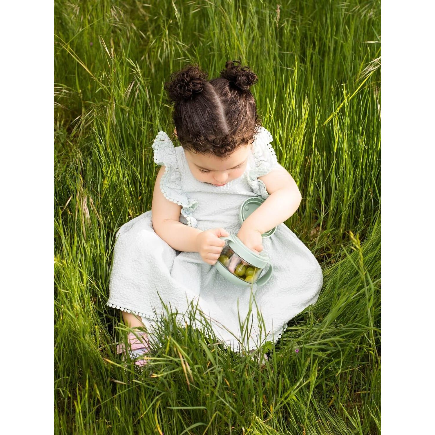 Cana pentru gustare Ubbi verde fotografia produsului View 4 L