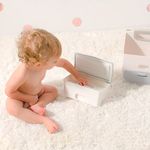 Dispenser servetele umede Ubbi alb fotografia produsului View 4 S