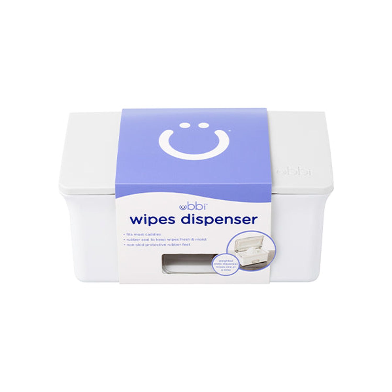 Dispenser servetele umede Ubbi alb fotografia produsului View 3 L