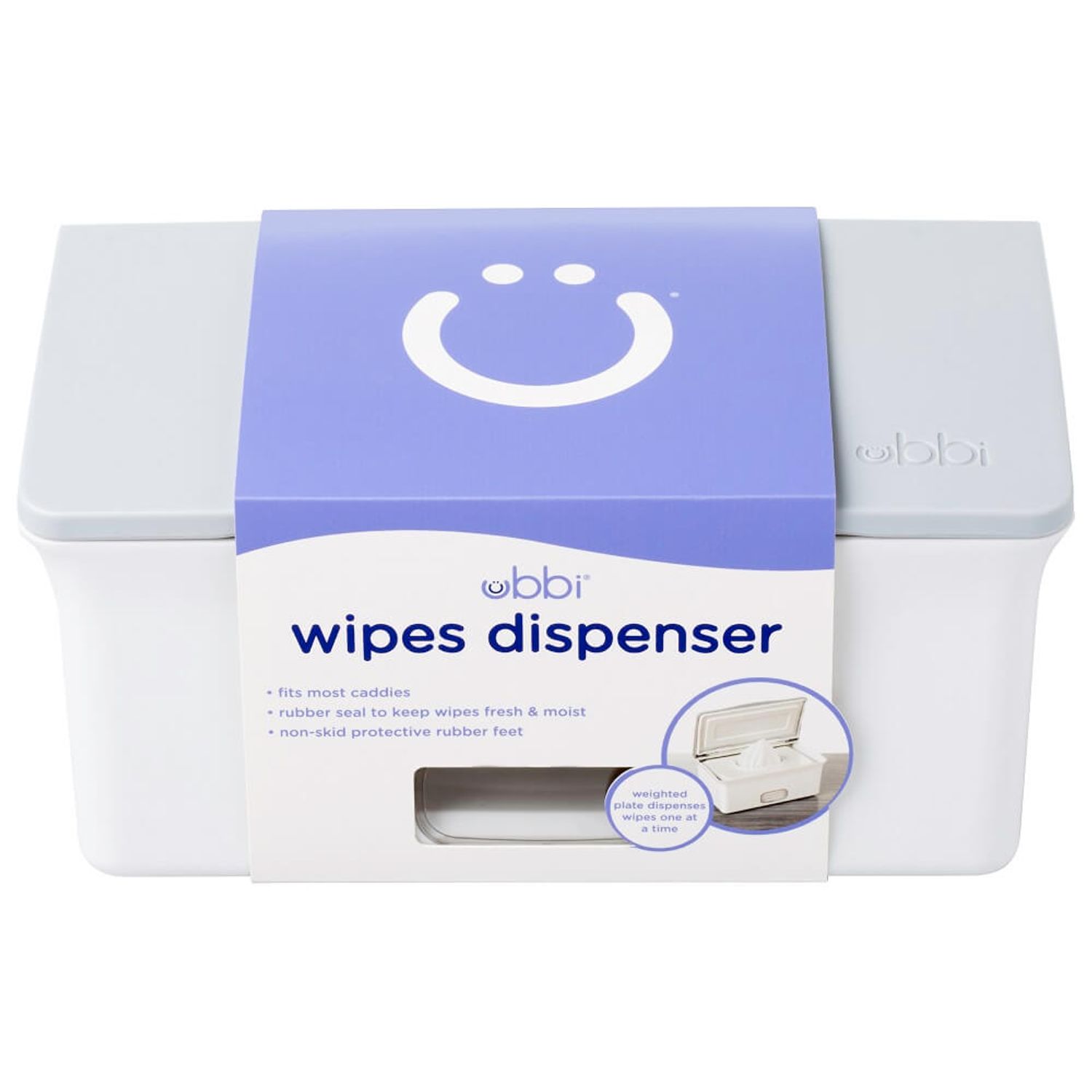 Dispenser servetele umede Ubbi gri fotografia produsului View 3 L