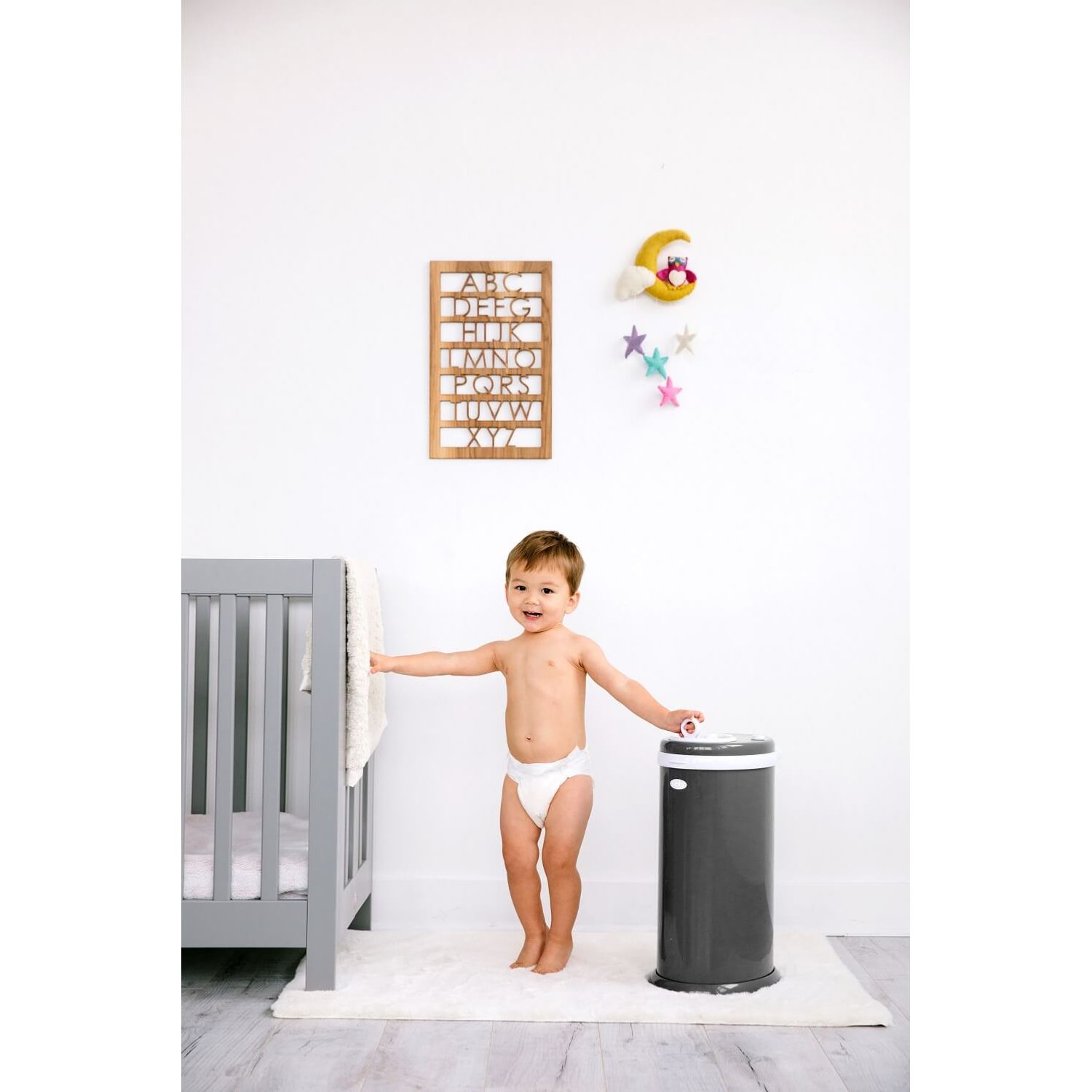 Cos scutece Ubbi Slate fotografia produsului View 3 L