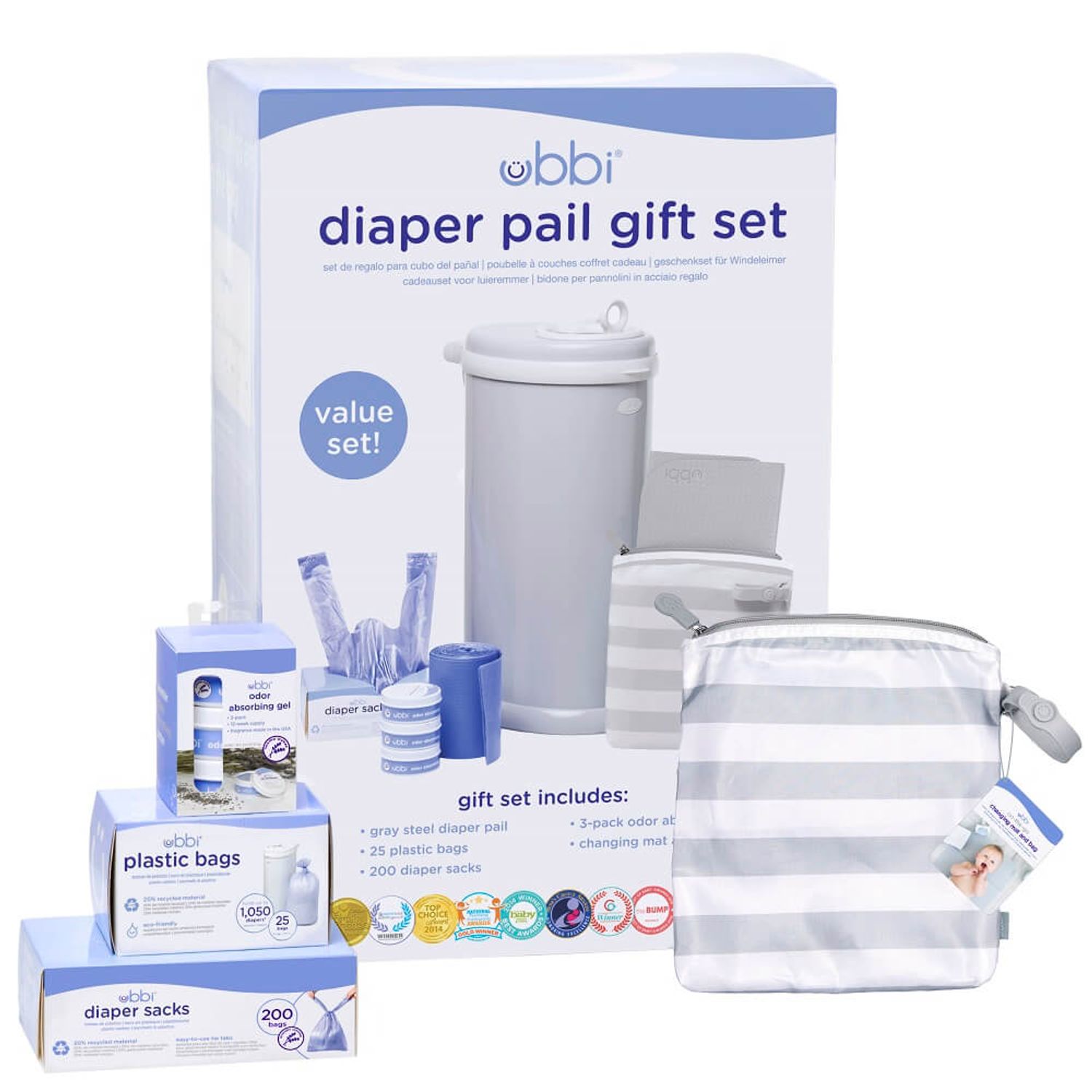 Set cadou cos scutece Ubbi fotografia produsului View 3 L