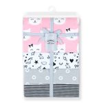 Set 4 paturici subtiri din bumbac pentru fetite fotografia produsului