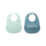 Set bavete din silicon Pearhead Milk Drunk fotografia produsului