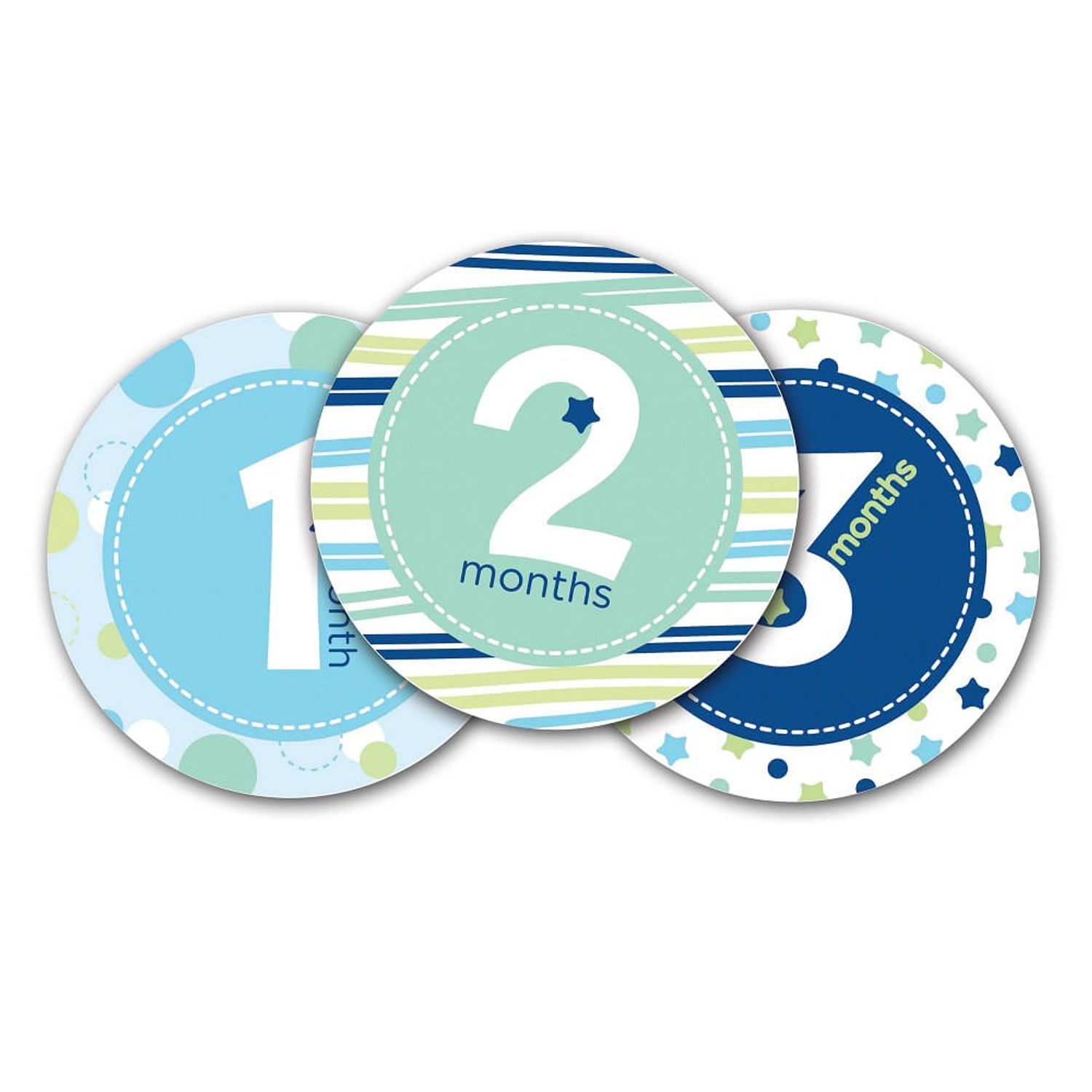 Stickere tip milestones pentru body First Year - blue - Pearhead fotografia produsului View 5 L
