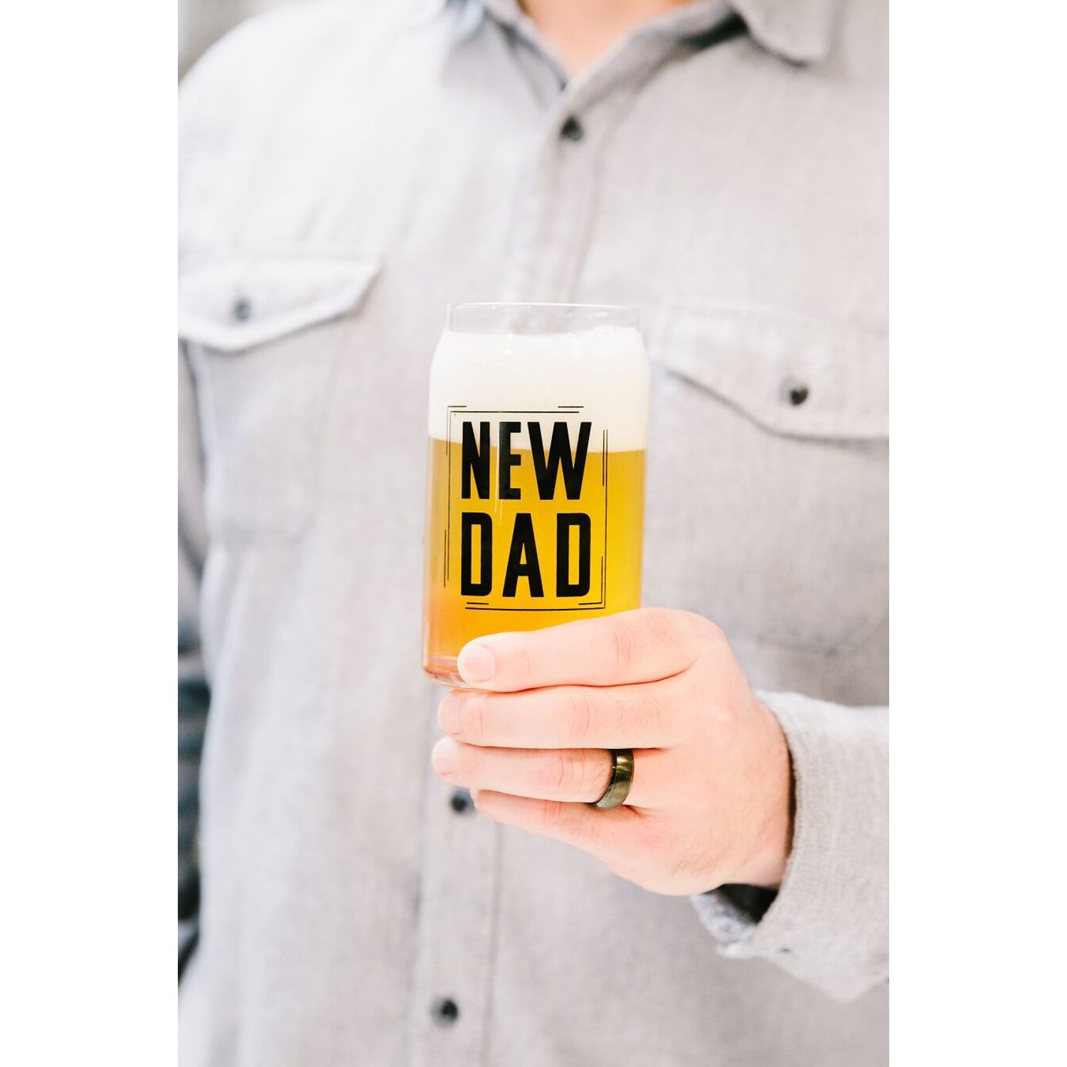 Pahar cadou New Dad Pearhead fotografia produsului View 6 L