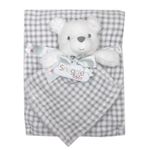 Set cadou pentru bebelusi cu jucarie plus si paturica - model ursulet fotografia produsului