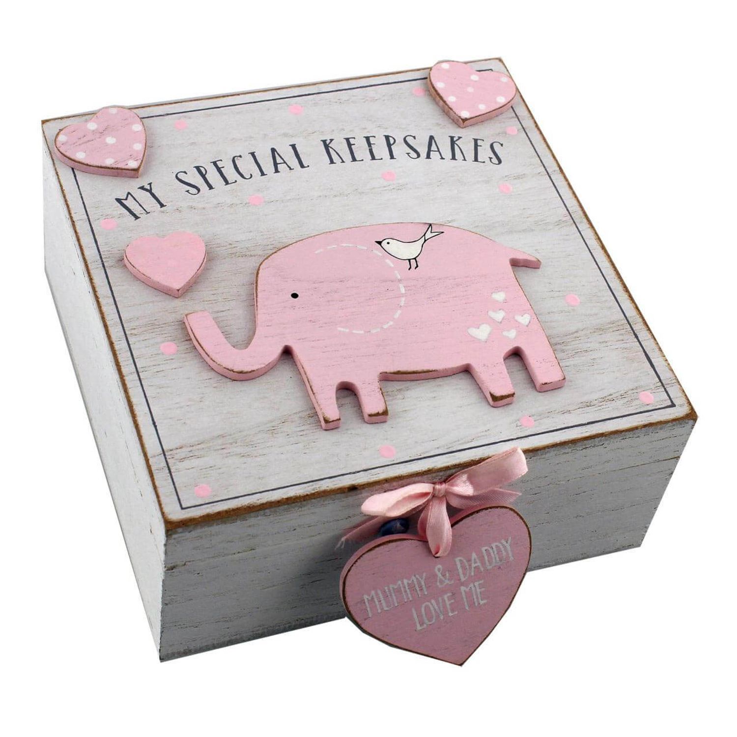 Cutiuta amintiri roz din MDF  My Special Keepbox fotografia produsului