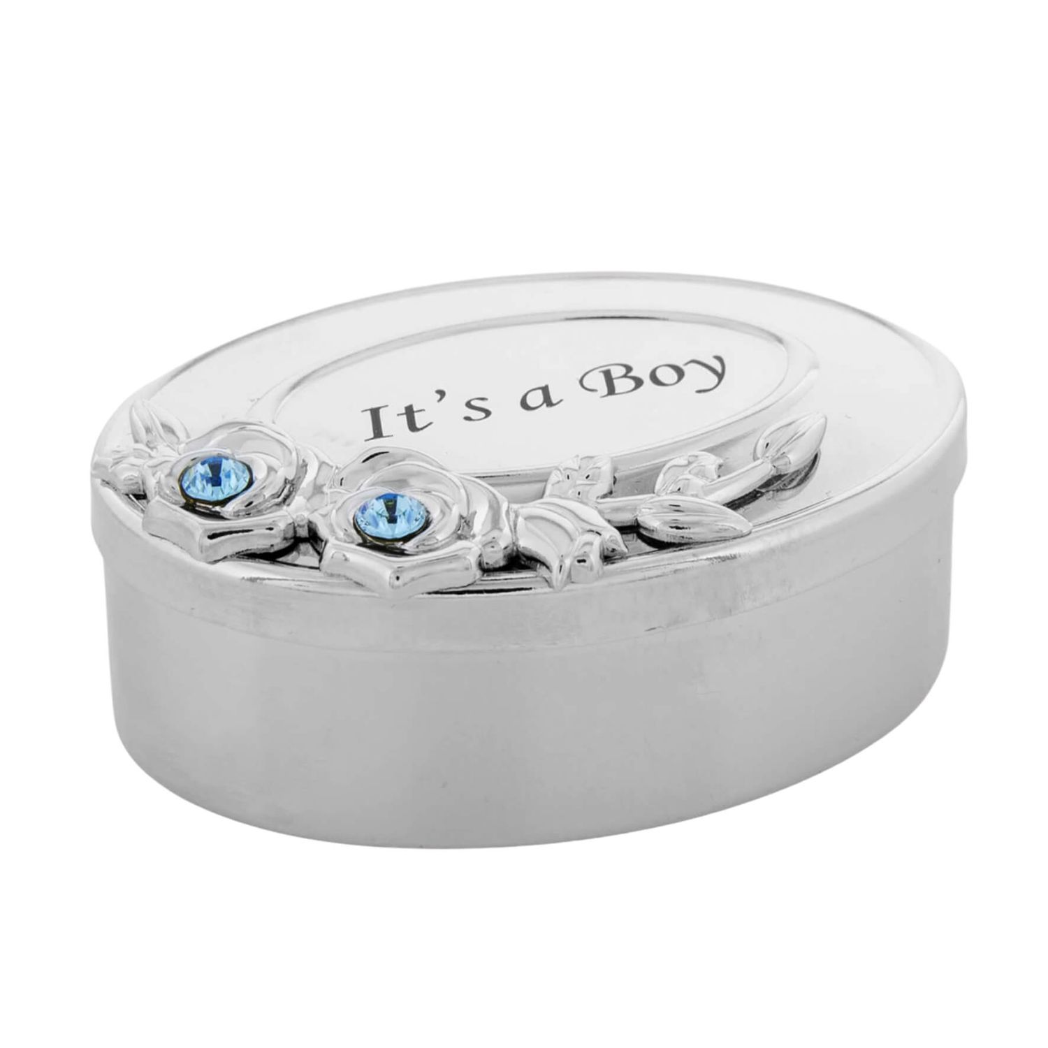 Cutiuta amintiri cu cristale Swarovski It's a Boy fotografia produsului